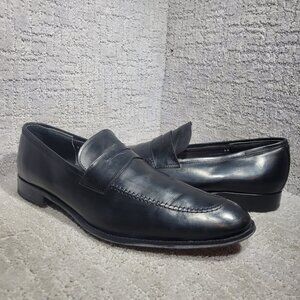 To Boot New York Men's Size 13 Black Leather Slip On Casual Dress Loafer Shoes